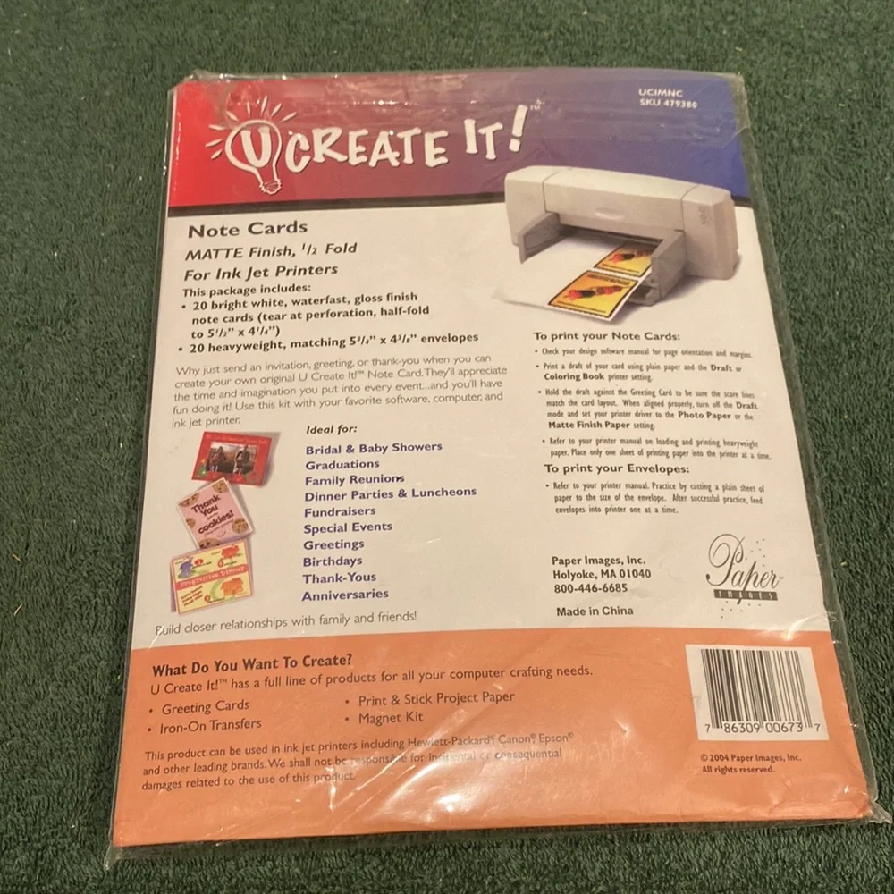 NWT Create It Note Cards - Picture 2 of 2